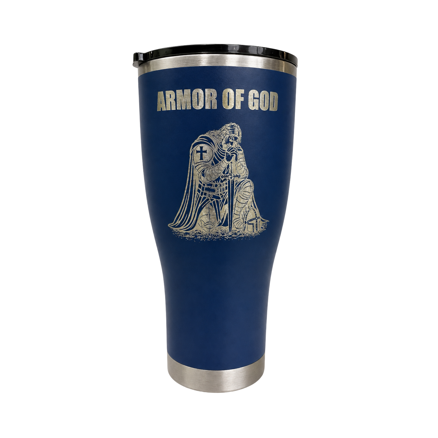 Armor of God Engraved Tumbler