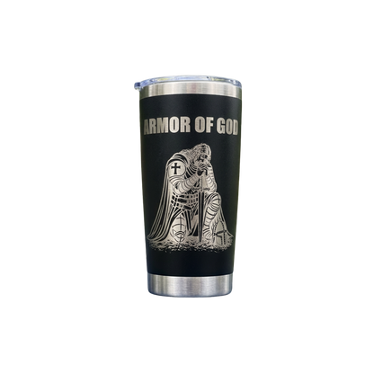 Armor of God Engraved Tumbler