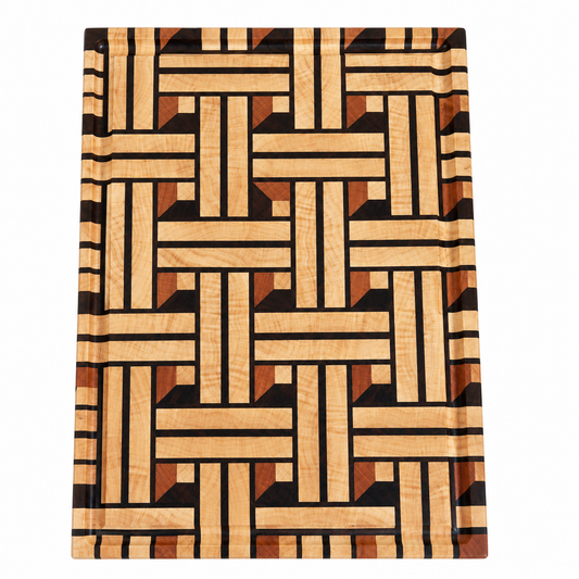 Basket Weave Cutting Board