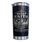 Built on Faith Engraved Tumbler