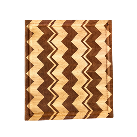 Rustic Chevron Cutting Board